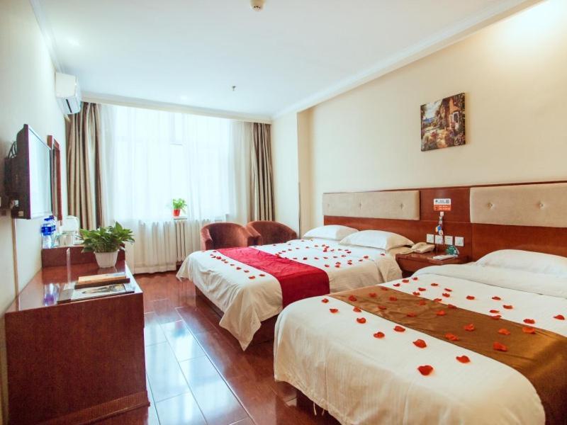Greentree Inn Hebei Zhangjiakou Zhangbei Caoyuantian Rd Zhangku Avenue Express Hotel Extérieur photo