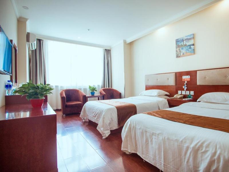 Greentree Inn Hebei Zhangjiakou Zhangbei Caoyuantian Rd Zhangku Avenue Express Hotel Extérieur photo